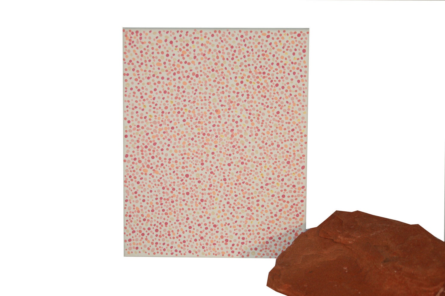 Dot Painting Peach 8 x 10