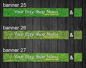 Etsy Shop Banners - Banner and Avatar -  Made to Order