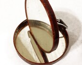 Vintage Travel Pocket Compact Mirror