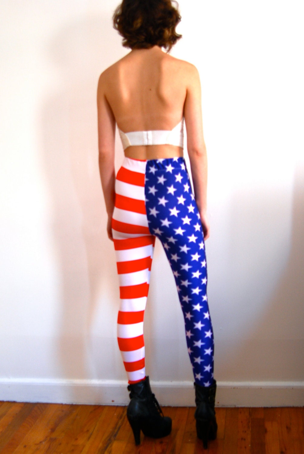 Women Leggings American Flag Stars and Stripes leggings