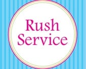 Rush Service- Printables -Sweet Pop Studio