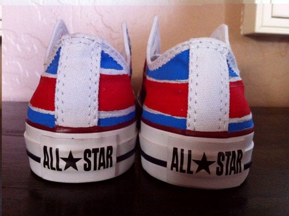 British Flag custom converse