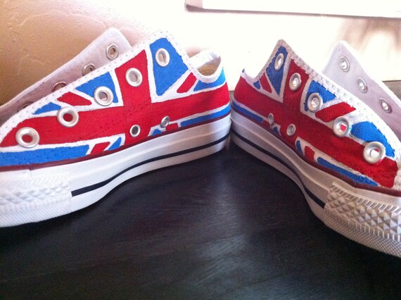 British Flag custom converse