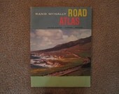 Beautiful Vintage 1960s  Rand McNally Road Atlas
