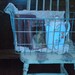 Vintage Wire Basket Locker Basket Galvanized Industrial