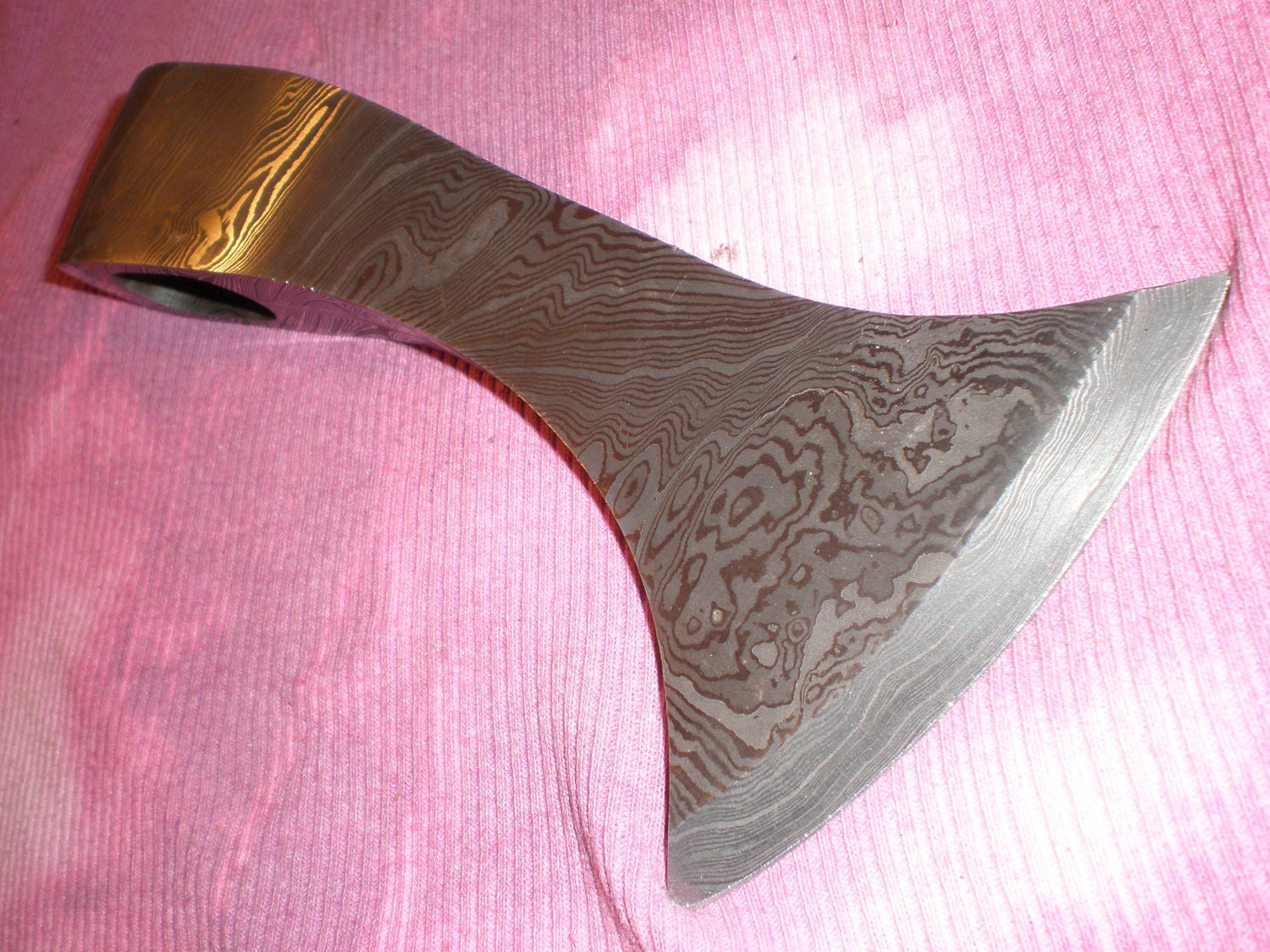 Damascus Camp Field Ax Head