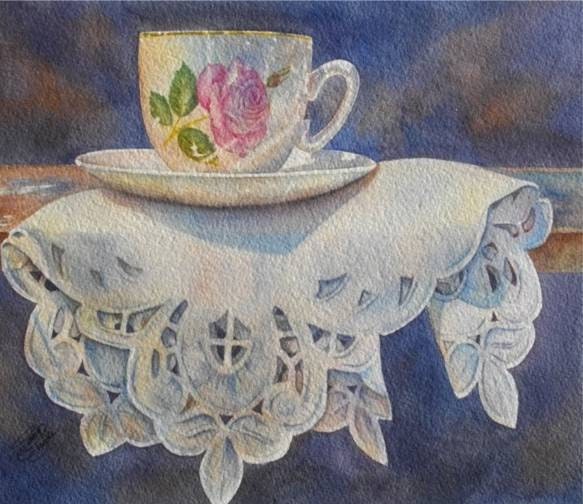 Miss Etiquette,Giclee Print Of An Original Painting