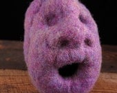 Purple Birdhouse Head