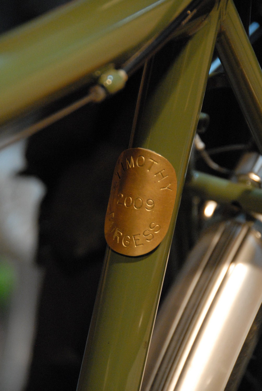 Custom Bike Head Badge / Personalized Bicycle Head Badge (headbadge) with Gift Box