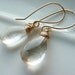 Golden Rutilated Quartz Teardrops 14 kt Gold Fill Earrings