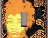 Jimi Hendrix Voodoo Child Woodstock Music Poster Switchplate Cover - Single Regular size (326)