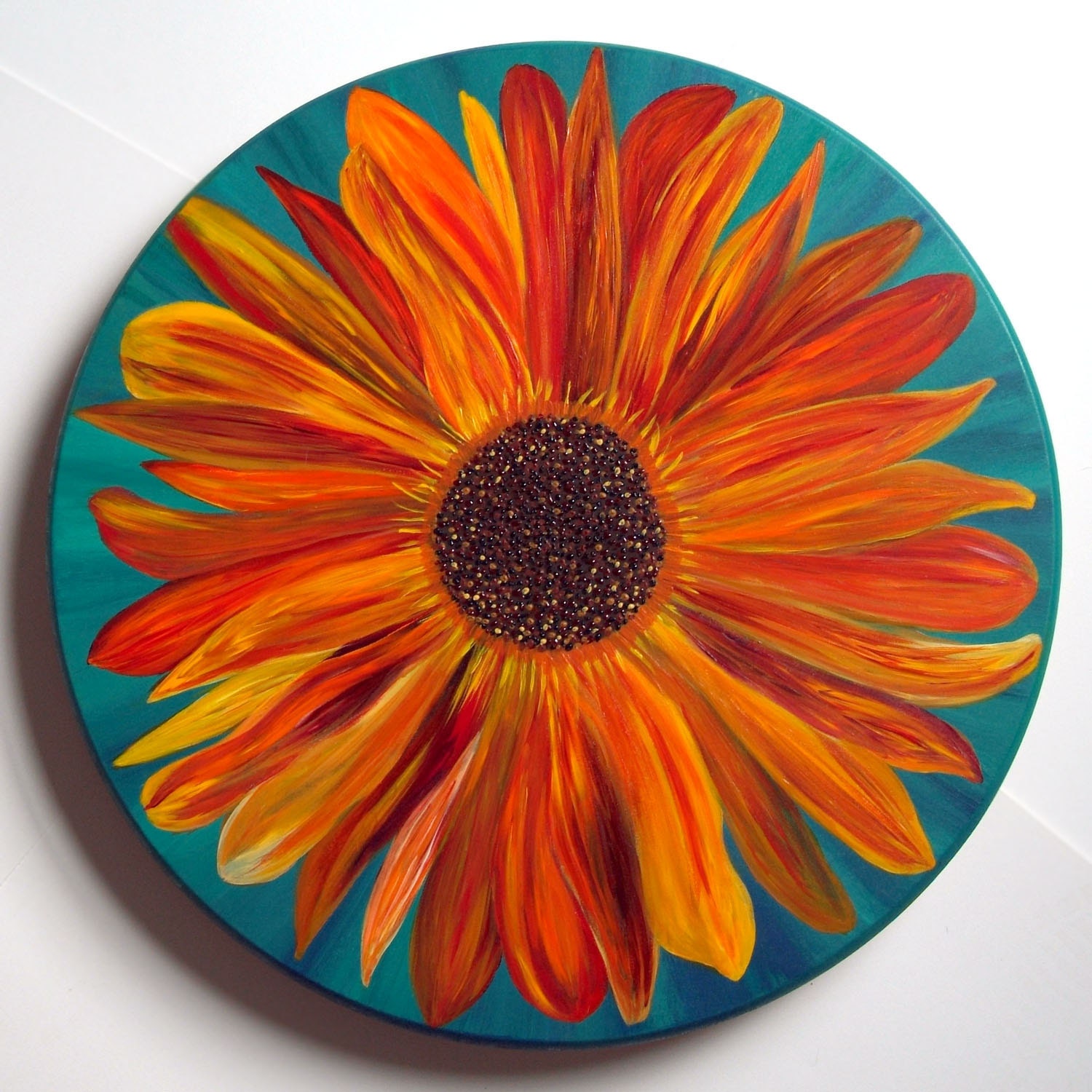 18" Sunflower Lazy Susan