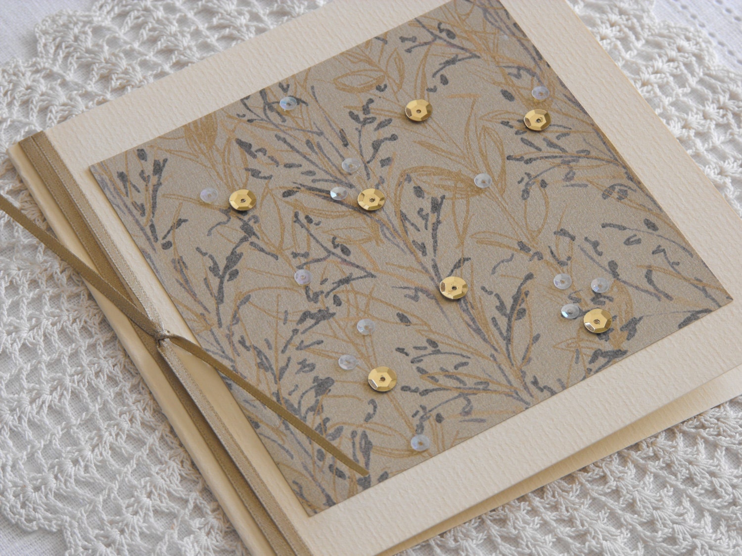 Enchanted Forest Wedding Invitation, with lined envelope and RSVP card - SAMPLE PACK