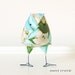 Ramona - Fabric Bird in Vintage Mint Blue Aqua Green and Tan Floral, Wedding Cake Topper Love Bird, Baby Nursery Decor, Flower Garden
