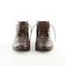 Vintage Grannies: Brown Leather Ankle Boots. Diamond Cuts and Perforated Wingtips. Made in Brazil by Naturalizer. Size - Womens VTG US 7.5 M