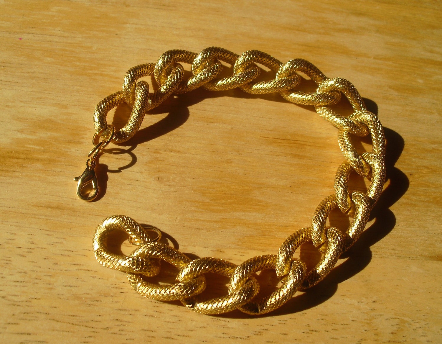 Chunky Gold Chain Bracelet