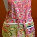 Reversible Apron in pinks and florals
