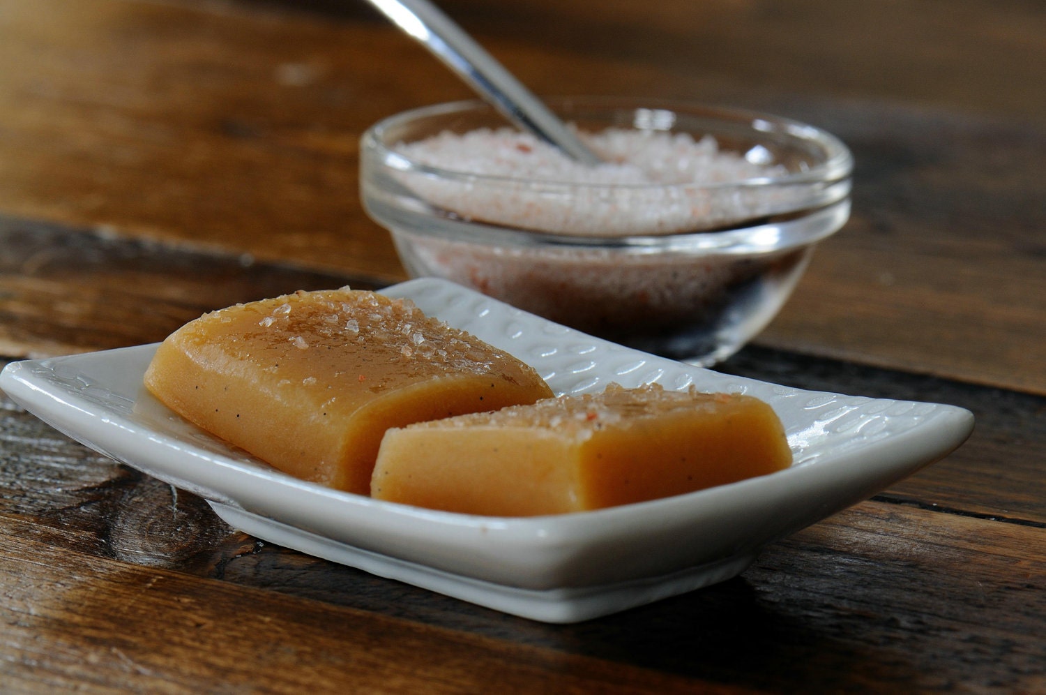Vanilla-sea salt caramels,15 pieces