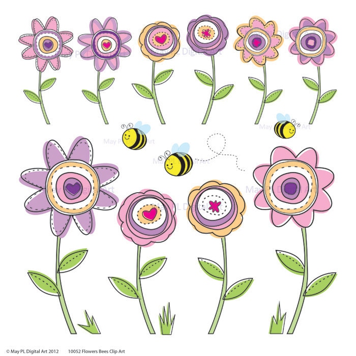 clipart spring flowers free - photo #17