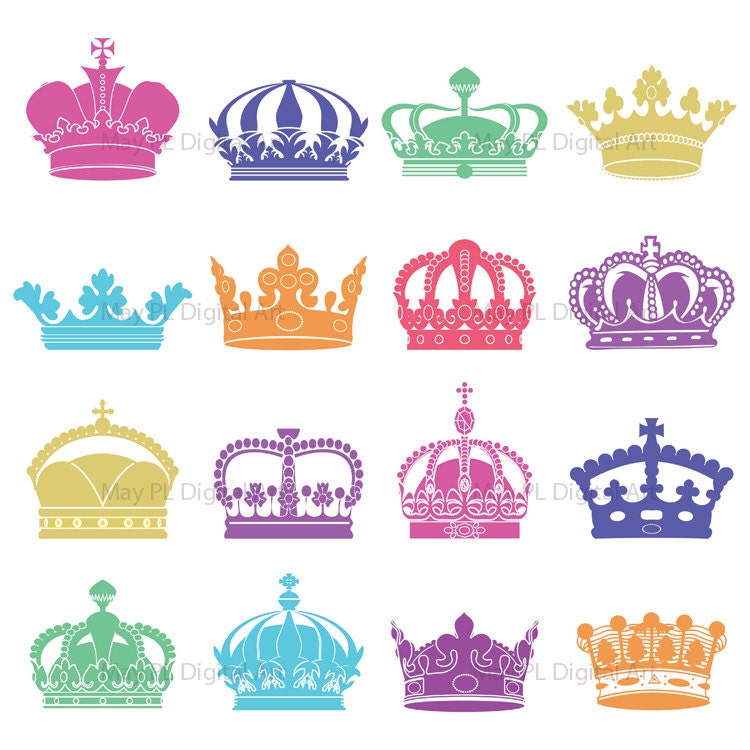 clip art pink crown - photo #44