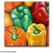 Peppers Large Painting Kitchen Decor Realistic Painting Large Wall Art