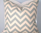 Premier Prints Blue Chevron Zig Zag Pillow Cover 16 x 16