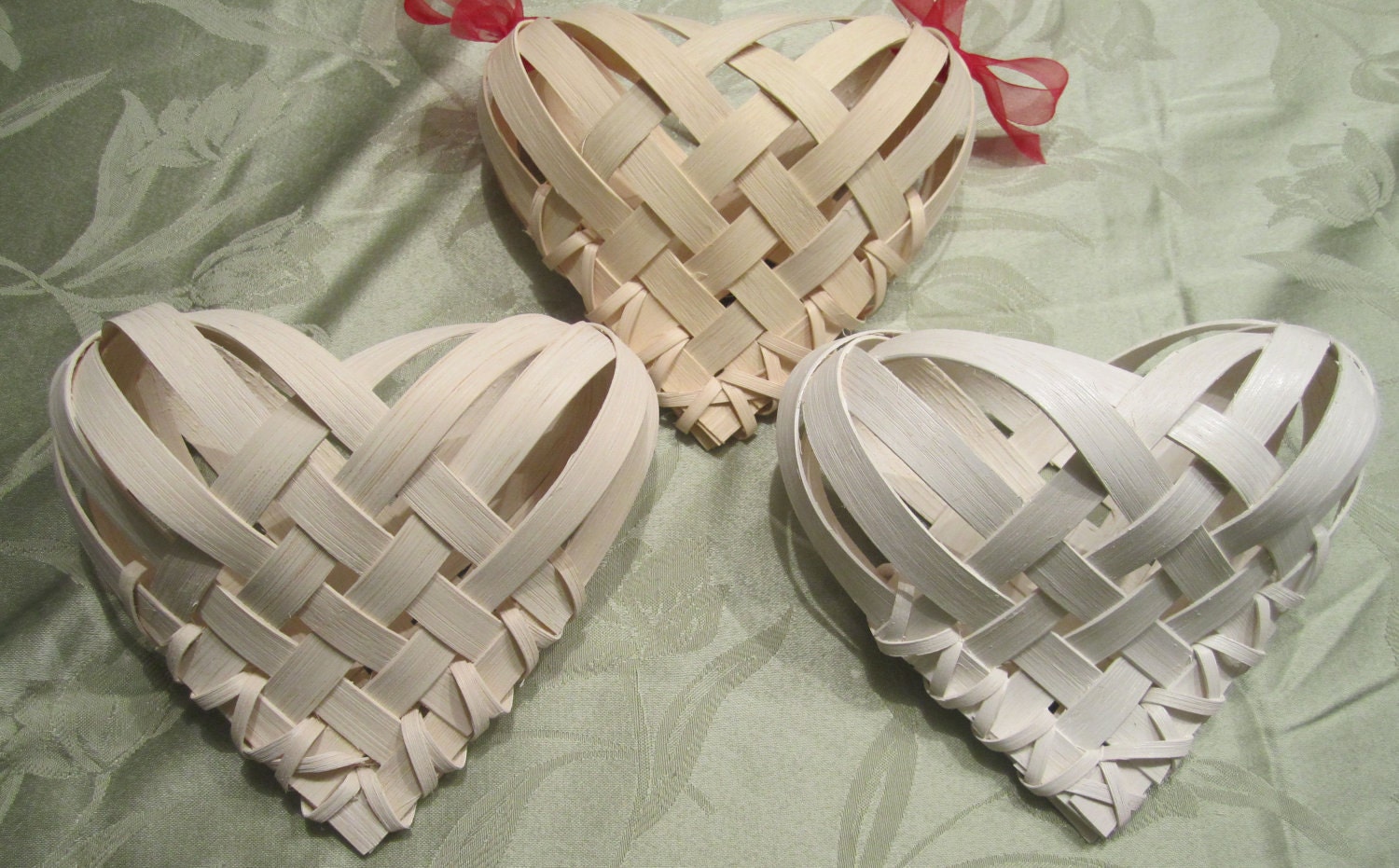 woven heart basket