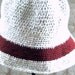 Vintage Inspired Womans Hat, Crochet Cloche, Handmade Sun Hat, Cotton Hat, ooak