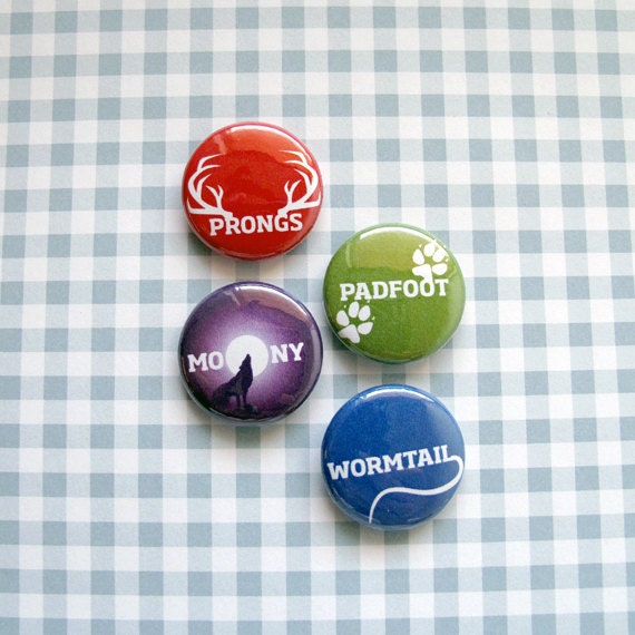 Marauders button badge set