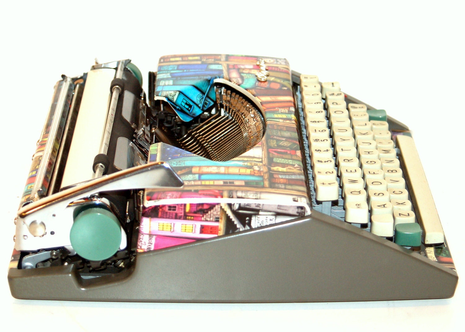 RESERVED FOR CLAIRE - Revitalized Olympia Typewriter "Shelf Life" Professionally Refurbished Portable & Two New Ribbons