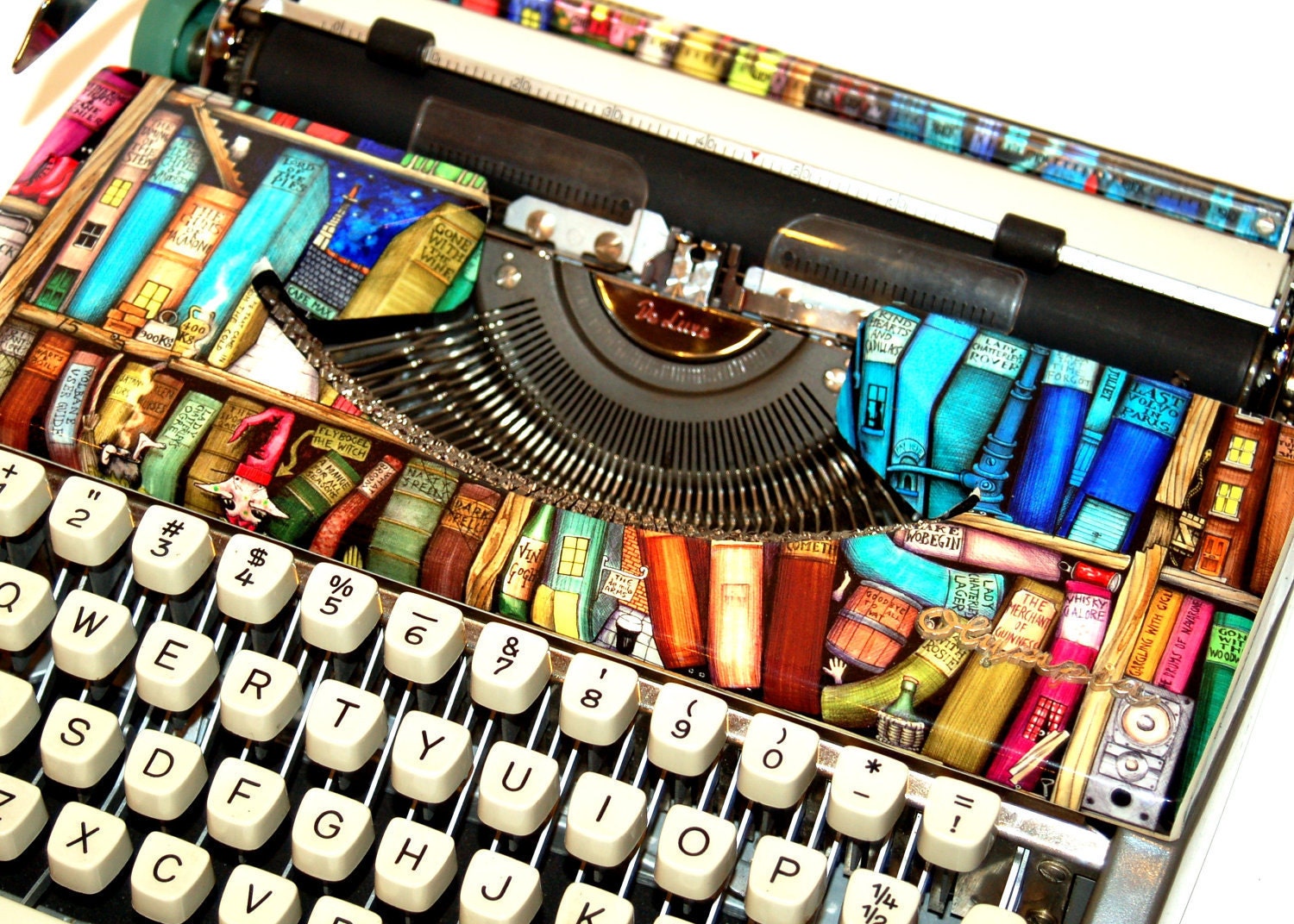 RESERVED FOR CLAIRE - Revitalized Olympia Typewriter "Shelf Life" Professionally Refurbished Portable & Two New Ribbons