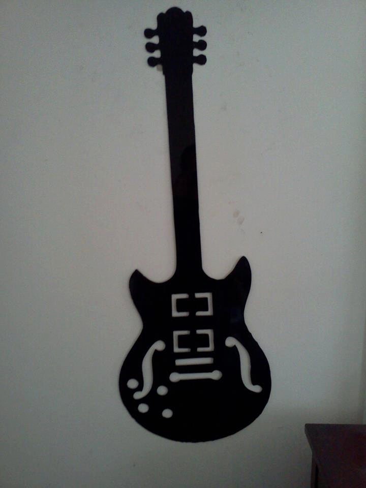 Guitar Metal Wall Art
