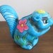 1960-1970's Colorful CRAZY And Totally FAR OUT Squirrel Coin Bank With Plug