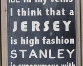 I Am A Hockey Fan Subway Style Word Art