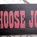 Choose Joy Word Art Sign