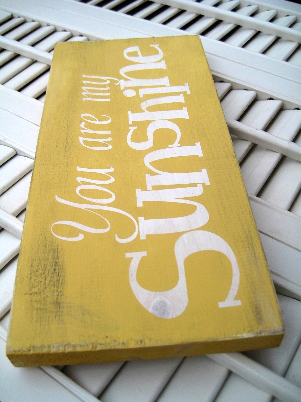 You Are My Sunshine Word Art Sign