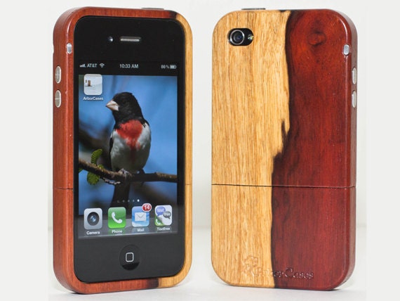 Wood iPhone Case exotic Katalox Select with live edge limited edition