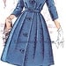 Plus Size (or any size) Vintage 1950s Coat / CoatDress Pattern - PDF - Pattern No 18: Brenda