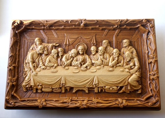 Vintage Last Supper Wall Hanging by RinnovatoVintage on Etsy
