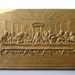 Vintage Last Supper Wall Hanging Plaque Embossed Pressed Brass Design Made in England by ELPEC