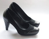 Black pumps size 36 6 italian leather