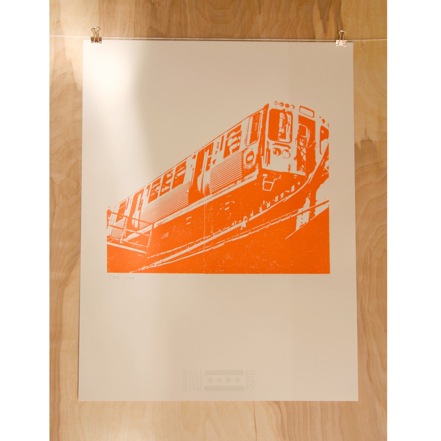 Chicago Orange Line PRINT