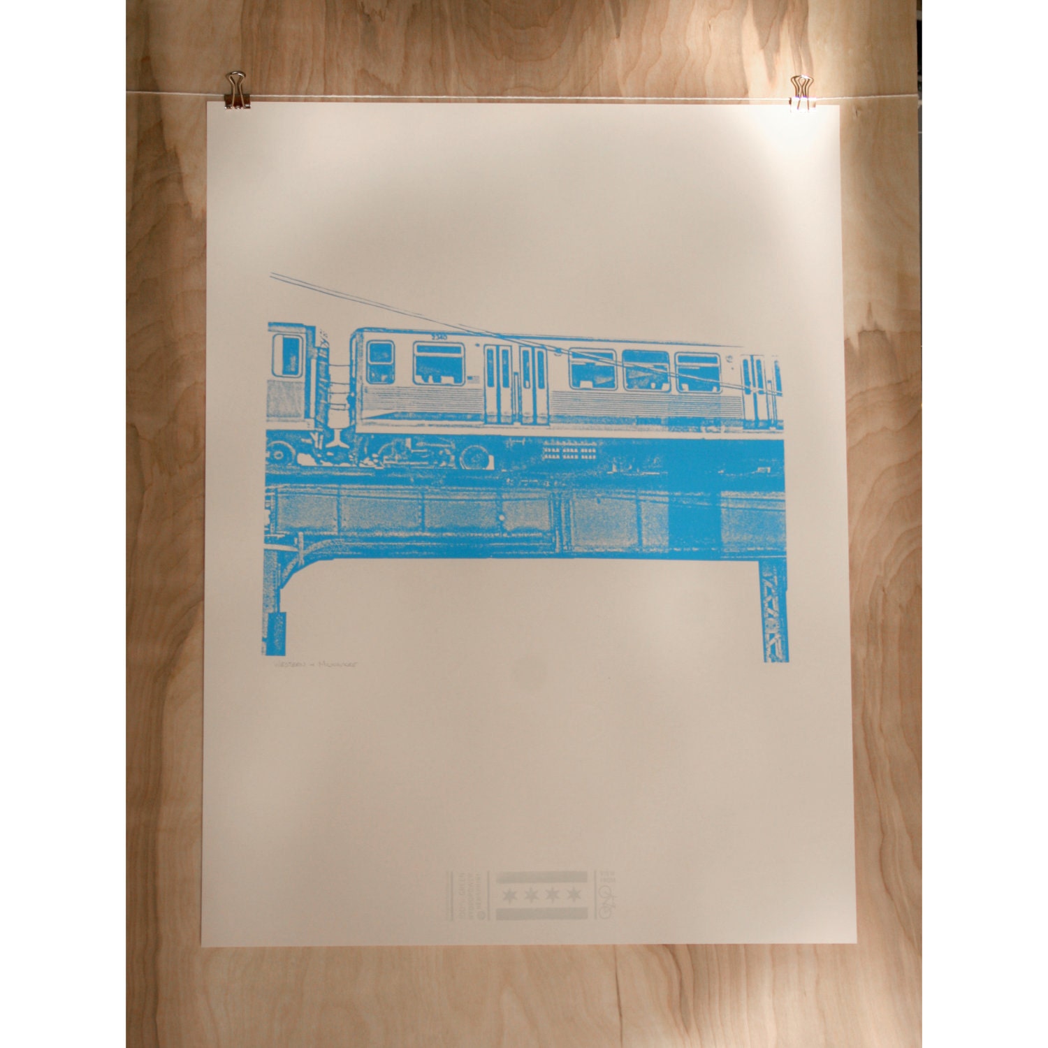 Chicago Blue Line PRINT