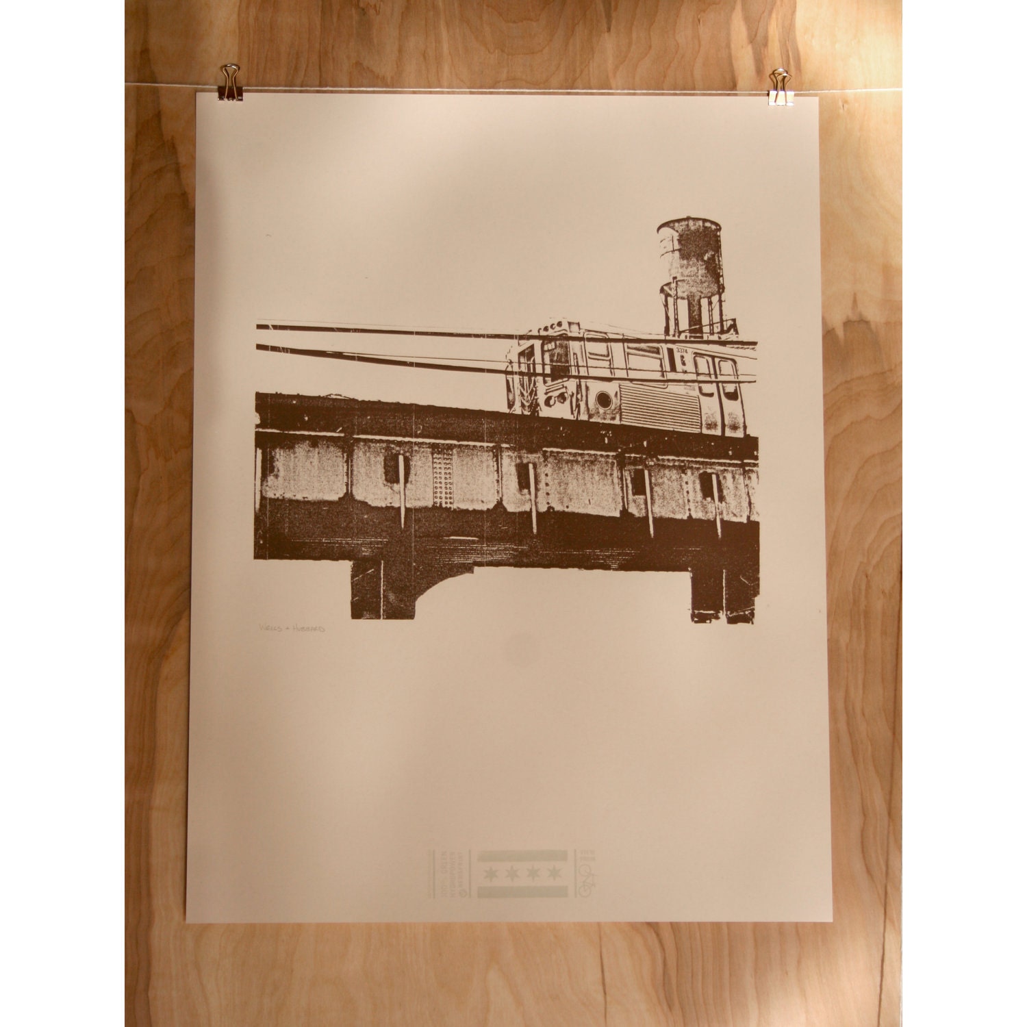Chicago Brown Line PRINT