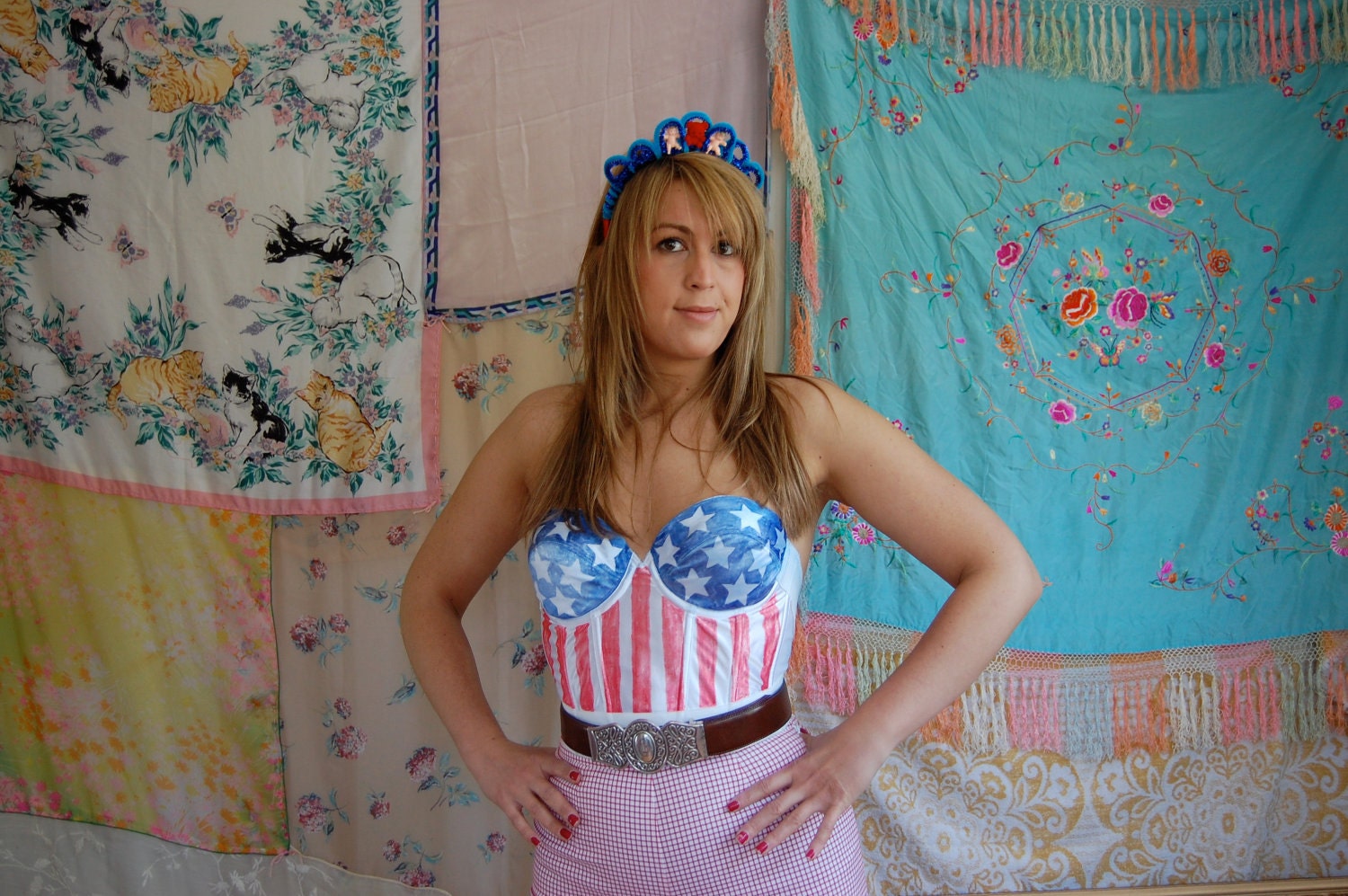 American Flag Bustier