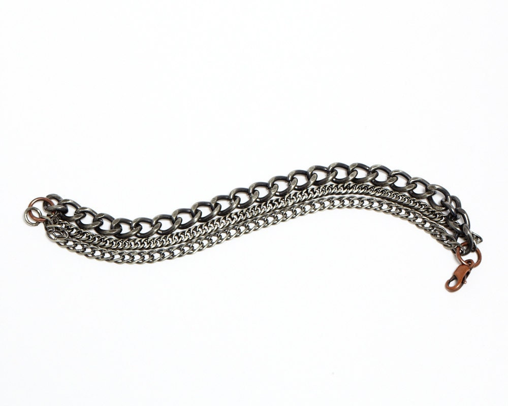 Triple chain bracelet - Havana collection