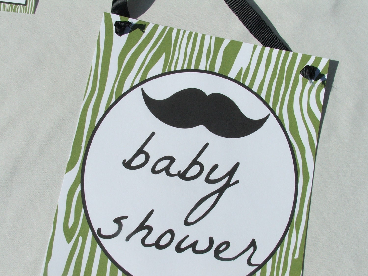Mustache Baby Shower Decoration Package  Printable Baby Boy-instant download