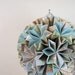 Paper Globe - Large Origami Kusudama Sculpture - Eco Decor - Recycled Book Map Paper