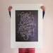 Cross the ocean art print A1 (poster) - FREE SHIPPING AUS