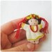 Brooch - Little Ukrainian Girl - Little Bird